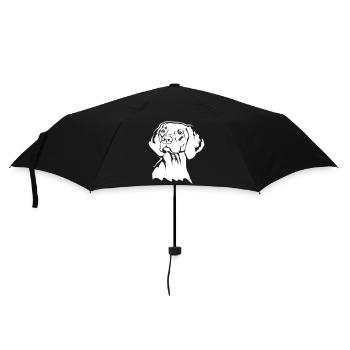 Tête de Magyar Vizsla « Black Edition » - Parapluie standard - noir - Devant