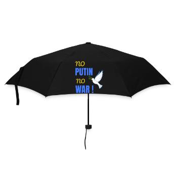 Pas de Poutine, pas de guerre ! - Parapluie standard - noir - Devant