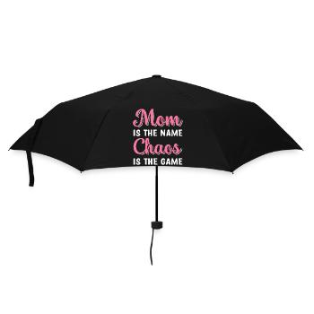 Mom Is The Name Chaos Is The Game Funny Chaos - Umbrella (small) - black - Front
