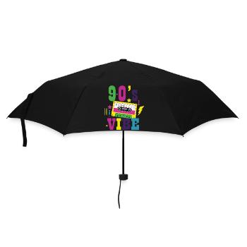 Proverbes des années 1990 Idée cadeau des années 90 - Parapluie standard - noir - Devant