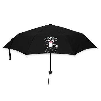 Badger Badger - Umbrella (small) - black - Front