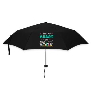 I left my heart in New York - Umbrella (small) - black - Front