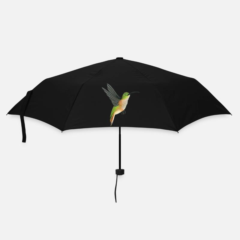 Kolibri - Regenschirm (klein) - Schwarz