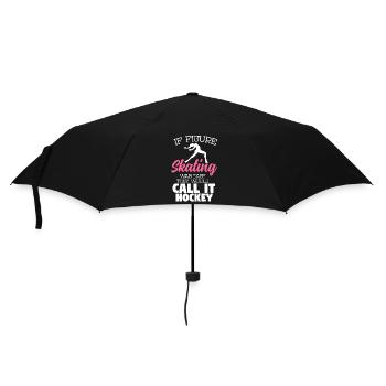 Eiskunstläuferin Eiskunstlaufen Schlittschuh - Regenschirm (klein) - Schwarz - Vorne