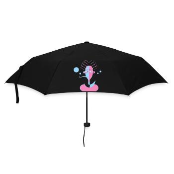 The Man with the Pipe - Umbrella (small) - black - Front
