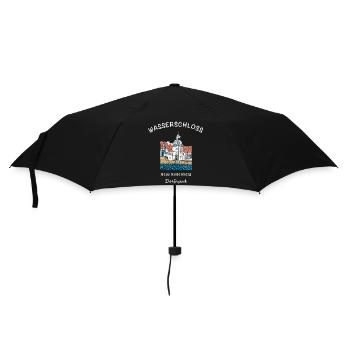Dortmund, emblématique château entouré de douves Rodenberg - Parapluie standard - noir - Devant