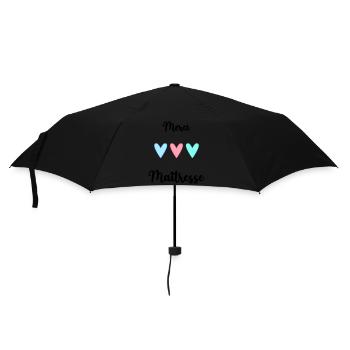 MERCI. MERCI MAÎTRESSE. CADEAU MAÎTRESSE. VACANCES - Parapluie standard - noir - Devant