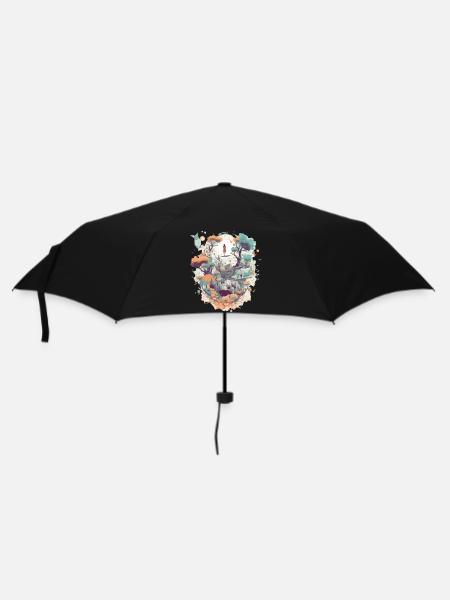 Un monde surréaliste - Parapluie standard - noir