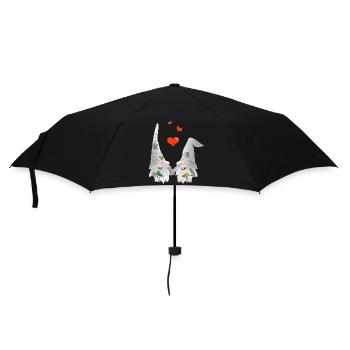 two grey dwarfs - Umbrella (small) - black - Front
