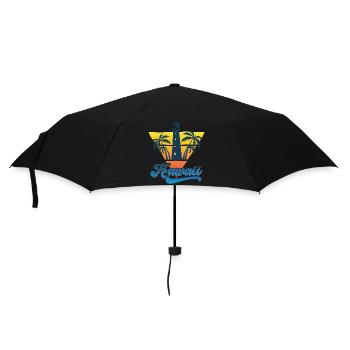 Hawaii Lighthouse Beach Design - Umbrella (small) - black - Front