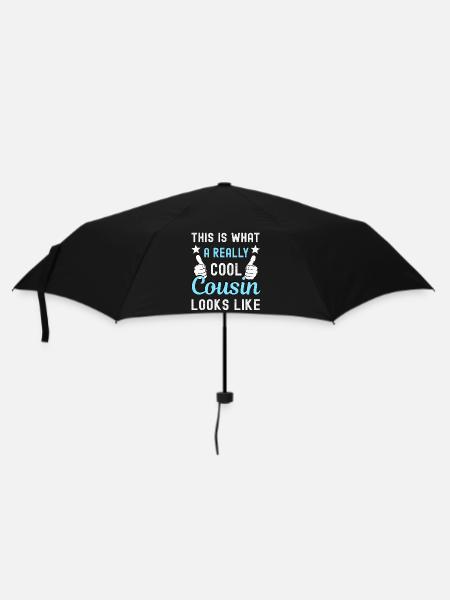 Cousin Cousine - Regenschirm (klein) - Schwarz