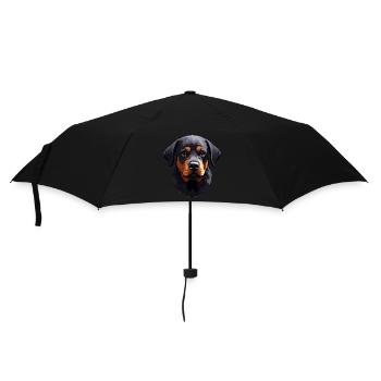 Adorable Rottweiler puppy - Umbrella (small) - black - Front