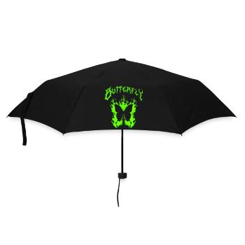 Butterfly insect butterfly nature summer colorful art - Umbrella (small) - black - Front