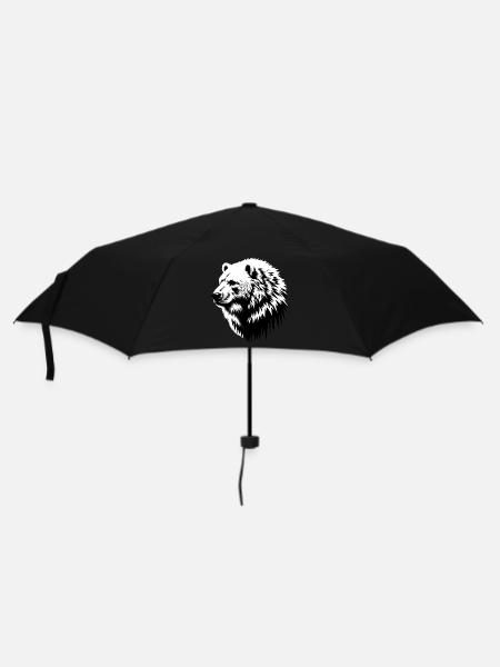 Bär | Eisbäar - Regenschirm (klein) - Schwarz