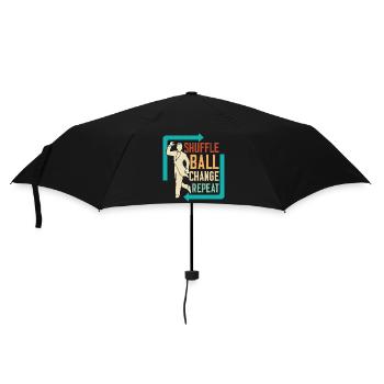 Shuffle, Ball, Change, Repeat Tap Dance Tap Dancer - Umbrella (small) - black - Front