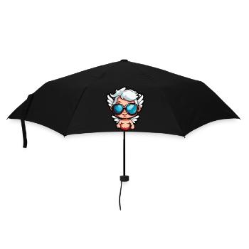 Cupid / Love / Arrow / Heart / Valentine's Day - Umbrella (small) - black - Front