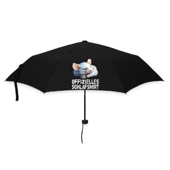 Offizieles Schlafshirt Ratte - Regenschirm (klein) - Schwarz - Vorne
