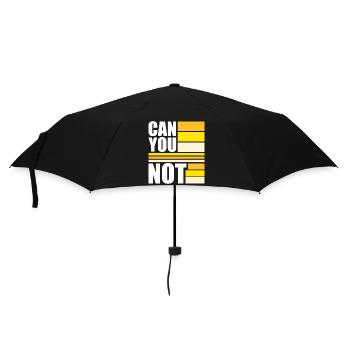 Can You Not Quote Funny Sarcastic Saying Joke - Umbrella (small) - black - Front