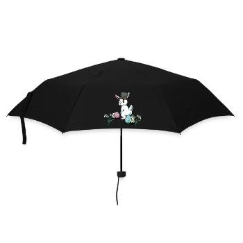 Easter Bunny Easter Easter Festival Easter Eggs Nest Child - Umbrella (small) - black - Front