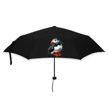 Puffin - Umbrella (small) - black - Front