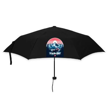 Kanada 23 - Regenschirm (klein) - Schwarz - Vorne
