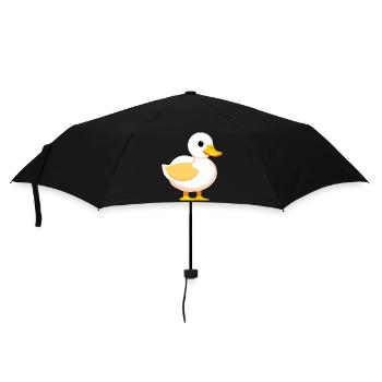 Mignon bébé canard oie - Parapluie standard - noir - Devant