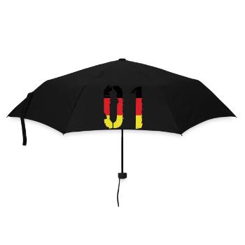 1 Numéro Allemagne 01 Maillot - Parapluie standard - noir - Devant