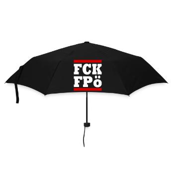Fck fpö - Parapluie standard - noir - Devant