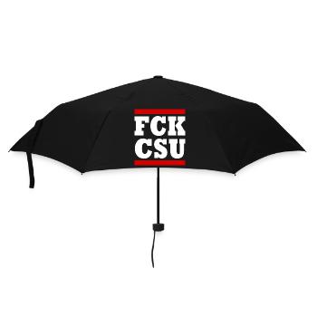 Fck csu - Parapluie standard - noir - Devant
