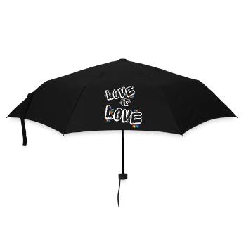 Love Is Love - Parapluie standard - noir - Devant