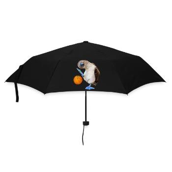 Blue-footed boobies basketball - Umbrella (small) - black - Front