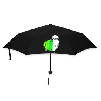 Wolly Sheepling Ladebalken-Schaf Gaming - Regenschirm (klein) - Schwarz - Vorne