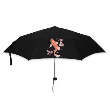 Koi Poisson Carpe Japon Chine Poisson - Parapluie standard - noir - Devant