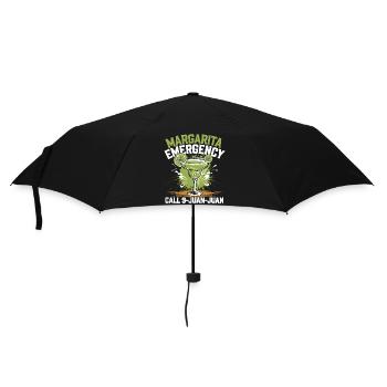 Humorvolle Margarita-Liebe - Regenschirm (klein) - Schwarz - Vorne