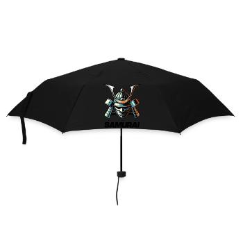 Masque de samouraï - Parapluie standard - noir - Devant