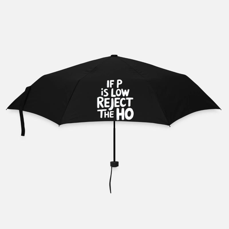 If P Is Low Reject The HO 6 - Regenschirm (klein) - Schwarz