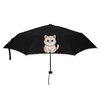 Chat persan - Parapluie standard - noir - Devant