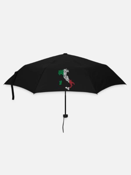 Italien - Regenschirm (klein) - Schwarz
