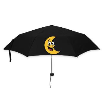 Moon Comic - Umbrella (small) - black - Front