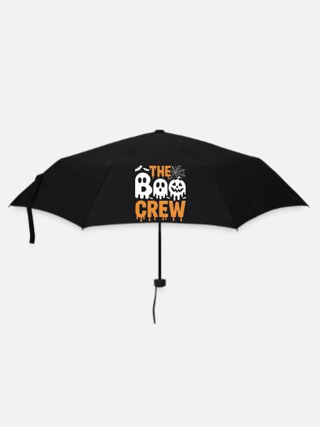 The Boo Crew Halloween-T-Shirt - Regenschirm (klein) - Schwarz