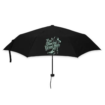 Line Dancing Grandma - Umbrella (small) - black - Front