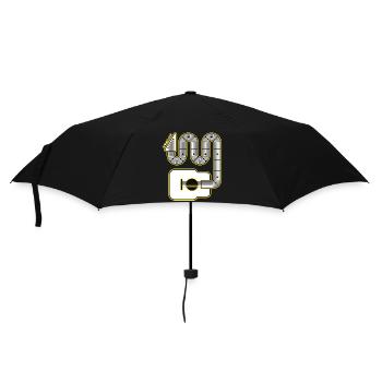 Geometric Guitar - Umbrella (small) - black - Front