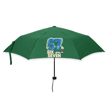67 Six Seven Anti Christmas Funny Italian B - Umbrella (small) - bottlegreen - Front