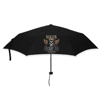 Biker Rules - Since 1991 - Live to Ride - Regenschirm (klein) - Schwarz - Vorne