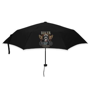 Biker Rules - Since 2003 - Live to Ride - Regenschirm (klein) - Schwarz - Vorne