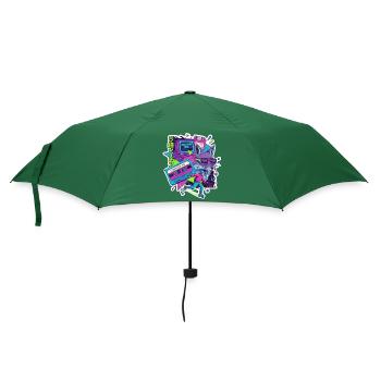 Cyberpunk des années 90 - Parapluie standard - vert bouteille - Devant