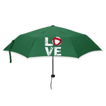 Love Cycling Ball, Cycling Players, Indoor Cycling - Umbrella (small) - bottlegreen - Front