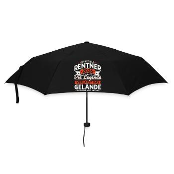 Retraités 2026 - La légende quitte le site - Parapluie standard - noir - Devant