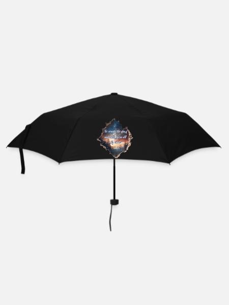 Bibelvers Christlich Religiös - Regenschirm (klein) - Schwarz
