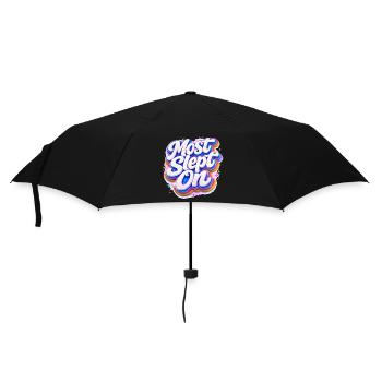 Most Sleep On Retro Neon 3D - Umbrella (small) - black - Front